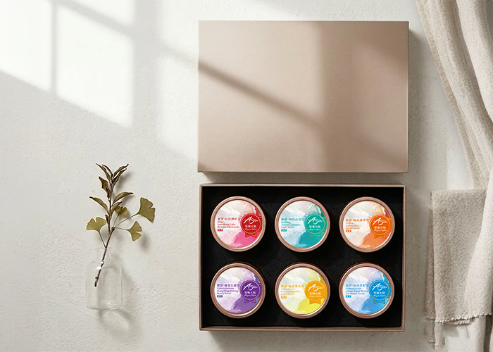 雲彩茶韻精品禮盒６入裝