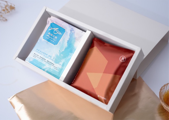 預購品－新春白金系列－祝福茶咖禮盒｜元宵春酒禮物｜祝福茶包＋耳掛咖啡組合