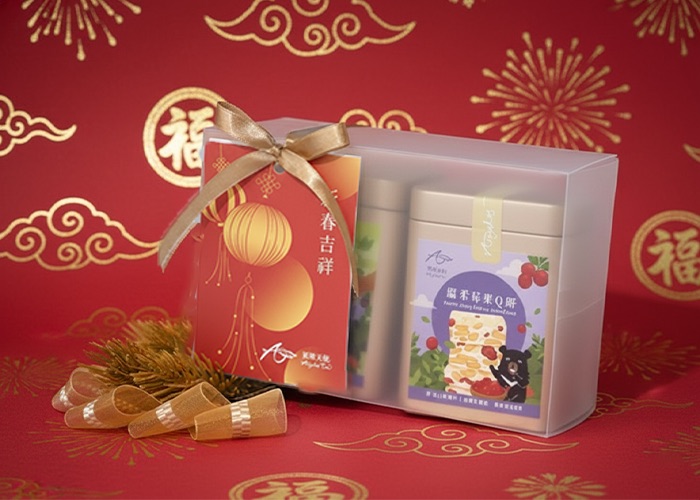 新春金點心盒｜元宵春酒禮物｜軟糖＋Ｑ餅點心組