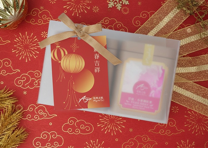 新春金茶點盒｜元宵春酒禮物｜紅茶＋點心組合