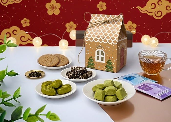 端午茶點小屋｜小禮物｜茶包＋茶餅＋芝麻糕＋茶糖＋軟糖