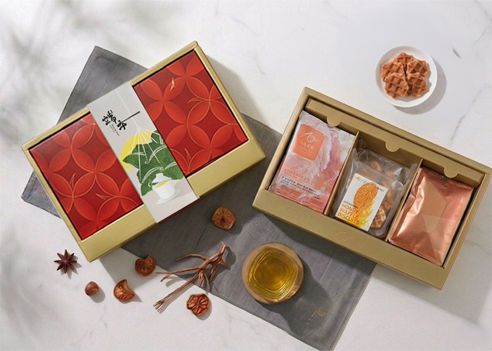 端午公益禮盒｜鴻福韻展-café tea or mi｜馬年禮盒｜企業客製、ESG永續公益好禮｜茶包＋點心＋咖啡組合