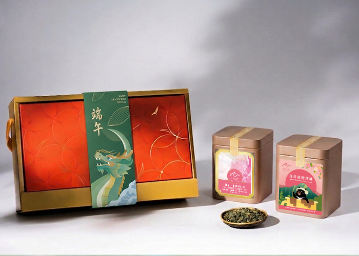 鴻福韻展-良善小茶組｜馬年禮盒元宵春酒禮盒｜企業客製、ESG永續公益好禮｜紅茶＋茶糖組合