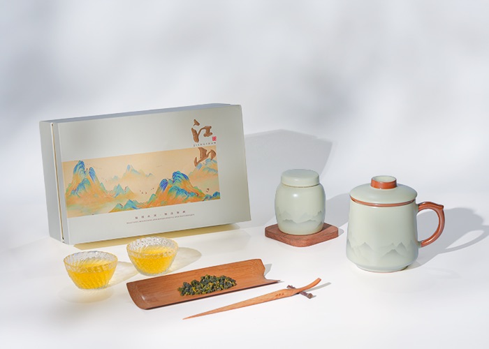 中秋禮盒預購款|P04江山晉享茶禮|中秋款式禮盒|汝窯茶具組