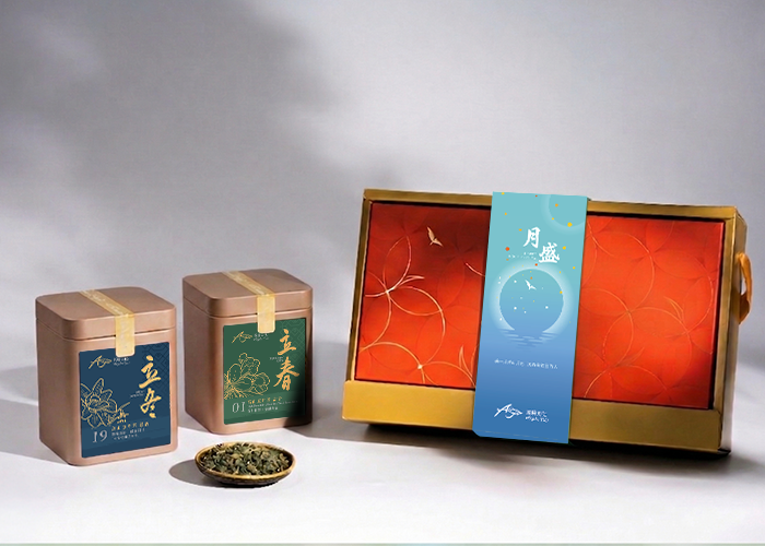 中秋公益禮盒｜鴻福韻展-台灣小茶組｜馬年禮盒｜企業客製、ESG永續公益好禮｜雙茶葉組合