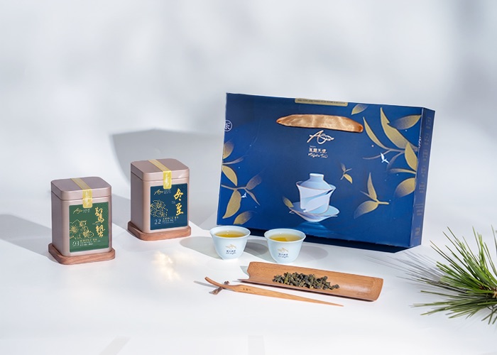 中秋公益禮盒｜浮杯滿意小茶對杯組Ａ｜馬年禮盒｜企業客製、ESG永續公益好禮｜凍頂＋紅茶雙茶葉組合