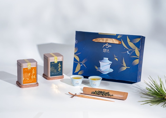 中秋公益禮盒｜浮杯滿意小茶對杯組Ｂ｜馬年禮盒｜企業客製、ESG永續公益好禮｜雙茶葉對杯組合