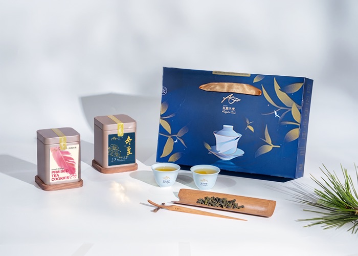 中秋公益禮盒｜浮杯滿意小茶點心組｜馬年禮盒｜企業客製、ESG永續公益好禮｜紅茶＋茶餅